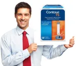 CONTOUR TS gl&uuml;koosim&otilde;&otilde;turi ribad, 50 tk + Soft-Zellin salvr&auml;tikud