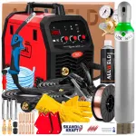 Poolautomaatne keevitusseade IDEAL TECNO MIG 220, 230V, 220A, MMA, FLUX, alumiiniumile ja terasele