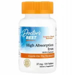Rauda sisaldav toidulisand Doctor's Best, 27 mg, 120 tabletti
