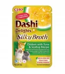 Kasside suupiste Inaba Dashi Delights silmapilkkanaga, tuunikala ja karpidega 40g