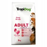 TROPIDOG PREMIUM Adult Small koeratoit kalkuniliha ja riisiga, 8 kg