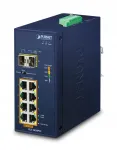 PLANET IP30 l&uuml;liti, 8 porti, 10/100/1000 Mbps, mittehaldatav