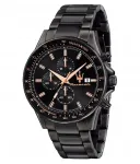 Meeste k&auml;ekell Maserati Sfida R8873640011 must karbiga
