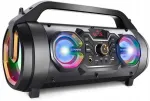 Kaasaskantav Bluetooth-k&otilde;lar TENMIYA A66, 30 W, EQ, LED-valgustus, FM-raadio
