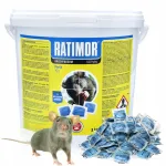 Rottide ja hiirte m&uuml;rk RATIMOR BRODIFAKUM, pasta, 3 kg