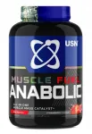 Gainer USN Muscle Fuel Anabolic 2000g, maasika maitsega, kreatiini ja BCAA-ga