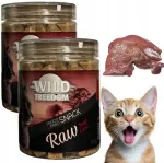 K&uuml;lmkuivatatud rauveise maksamaiustused kassidele Wild Freedom RAW, 120 g, 100% liha