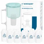 Veefiltripott Wessper D2 BOROSILIKAAT 3l 12 veefiltriga
