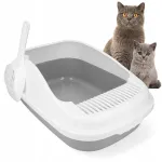 Avatud kasside liivakast labidaga 47x32x18 cm WERDANO PETS