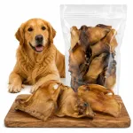 Kuivatatud seak&otilde;rvad koertele, 1 kg, naturaalne n&auml;rimisluu