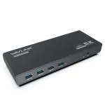 USB-C topelt 4K &uuml;hendus, 65W, 2 x HDMI, DisplayPort, Gigabit Ethernet