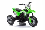 Laste elektrimootorratas Honda CRF 450R, roheline, kolmerattaline