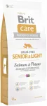 Kuiv toit vanematele koertele BRIT Care Grain-free Senior&Light l&otilde;hega 12 kg