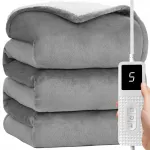 Elektriline soojendav pleed, 160 W, LCD puldi ja taimeriga