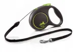 Automaatne rihm koertele Flexi Black Design, kaabel, roheline, 5 m, suurus S