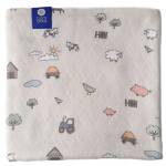Bambusest musliinm&auml;hk RANCHO 75x75 cm