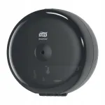 Seinale paigaldatav WC-paberi hoidja TORK T9 681008, must