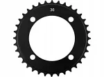 Hammakas Truvativ MTB SS/DH 36T 104 BCD, alumiinium 4 mm, must