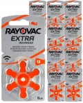 Rayovac 13 310 mAh kuuldeaparaadi patareid, 60 tk komplekt