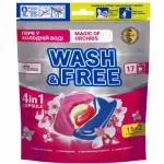 UNIVERSAL 4in1 ORCHIDEA WASH&FREE pesukapslid, 17 tk.