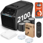 WELLTEC ACE2 PRO 2,1 kW kaasaskantav vaikne kahe toruga konditsioneer haagissuvilale