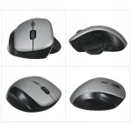 Juhtmevaba vertikaalne optiline hiir, ergonoomiline, 2,4G