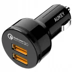 AUKEY CC-T8 autolaadija, 2x USB, QC 3.0, 36W
