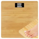 Bambusest vannitoa kaalud, LCD, kuni 180 kg