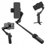 Nutitelefoni stabilisaator AOCHUAN X2 Standard, 3-teljeline, must, kerge