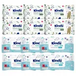 Niisked salvr&auml;tikud Kindii Pure Water 99%, Natural Balance, 12 tk