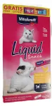 Kanamaised kassidele Vitakraft Liquid Snack tauriga, 6 x 15 g + varras