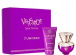 Naiste l&otilde;hnakomplekt Versace Pour Femme Dylan Purple EDP 30 ml ja kehakreem