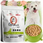Kuiv koeratoit v&auml;ikestele t&otilde;ugudele pardiliha ja riisiga, 1 kg, Optimus Canis Premium