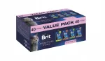 Steriliseeritud kasside toit Brit Premium by Nature, fileet&uuml;kid kastmes, 40 x 100 g