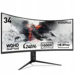 HKC KOORUI G3441XC 34" ultrapanoraam m&auml;ngumonitor 3440&times;1440