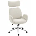 Ergonoomiline kontoritool reguleeritava peatoega, hall-valge