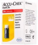 Lansetid Accu-Chek Fastclix, 24 tk