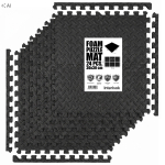Vahu spordimatt 30x30x1 cm, 24 tk