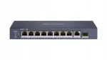 PoE l&uuml;liti Hikvision DS-3E0510HP-E, 8 pordi, SFP