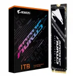 SSD ketas Gigabyte AORUS Gen4 1TB, M.2 NVMe, jahutusega, must