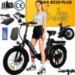 AVAKA BZ20PLUS kokkupandav elektrit&otilde;ukeratas, 750W, 32 km/h, 100 km s&otilde;iduulatus, 48V