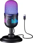 USB kondensaatormikrofon m&auml;ngudele, RGB, PC/Mac/PS4/PS5, kardioidne