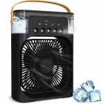 Mini konditsioneer j&auml;&auml;kuubikutega, USB ventilaator, 3-&uuml;hes, LED