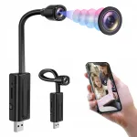 PUDET LUO mini USB WiFi kaamera, 1080P, liikumistuvastuse ja salvestusega