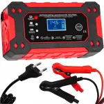 12V 10A automaatne akulaadija LCD-ekraaniga remondifunktsiooniga