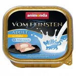 Koerte pasteet ANIMONDA VOM FEINSTEN kanaga ja piimaga, 100 g