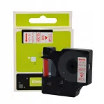 DYMO D1 ribalint, 12 mm x 7 m, valge/must, S0720550, etikettide printerile