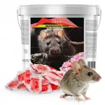 Rottide ja hiirte m&uuml;rgid, tugev bromadioloonipasta, 3 kg