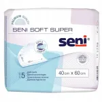 Seni Soft Super h&uuml;gieenilised padjad 40x60 cm, 5 tk