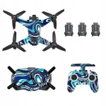 FPV drooni kleebiste komplekt DJI, Colorful Blue
